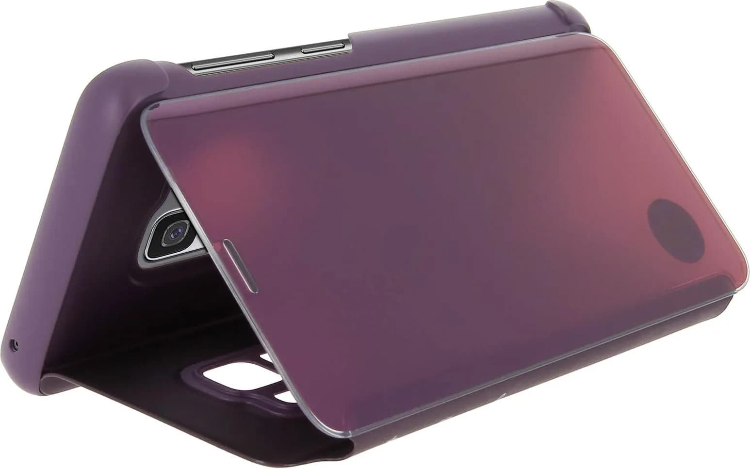 Galaxy S9 Clear View Standing Cover Orchid Gray Purple