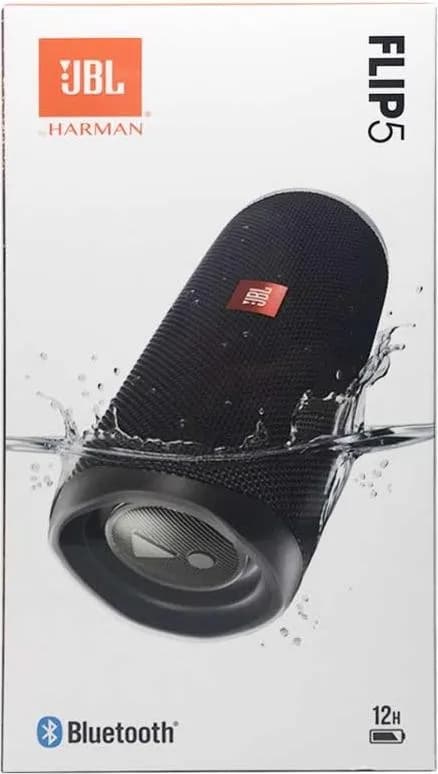 JBL Flip 5 Waterproof Portable Bluetooth Speaker - Black