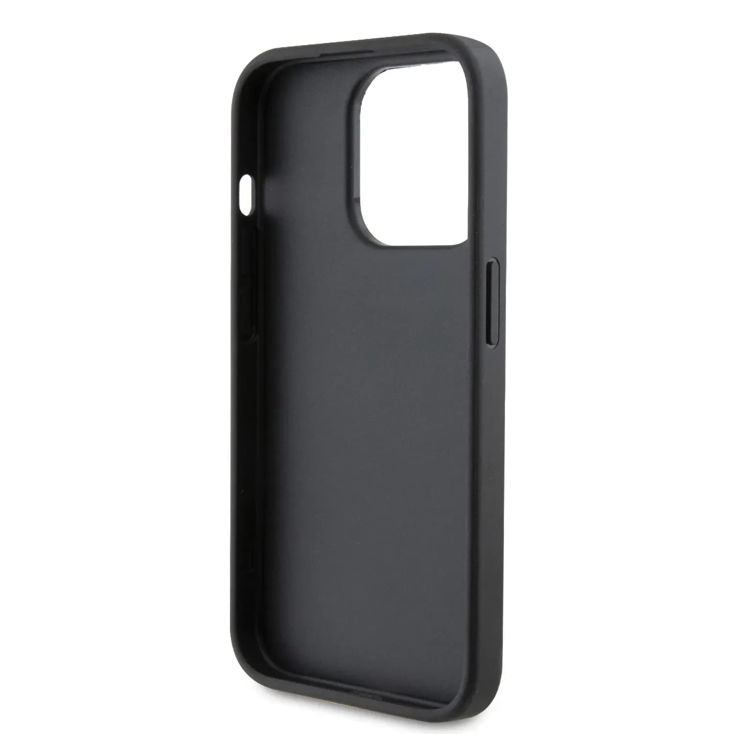 Guess PU Leather Case with Double Card Slot 4G Double Triangle Logo for iPhone 15