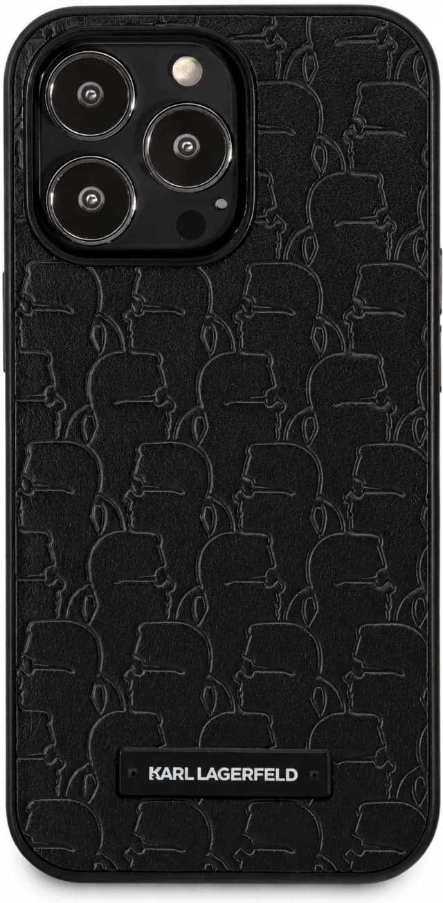 Karl Lagerfeld Leder Kameo Prägemuster für Apple iPhone 13 Pro Max