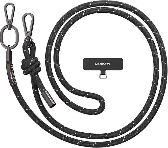 Mageasy Rope Strap With Strap Card 8.3 Mm Phone Lanyard