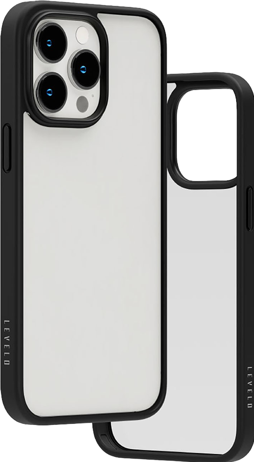 Levelo Solo Clear Back Case For iPhone 14 Pro Max