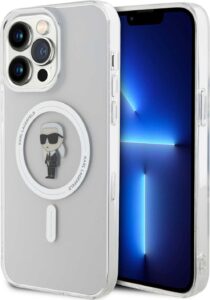 Karl Lagerfeld Magsafe IML IKonIK Case for iPhone 15 Pro Max - Transparent