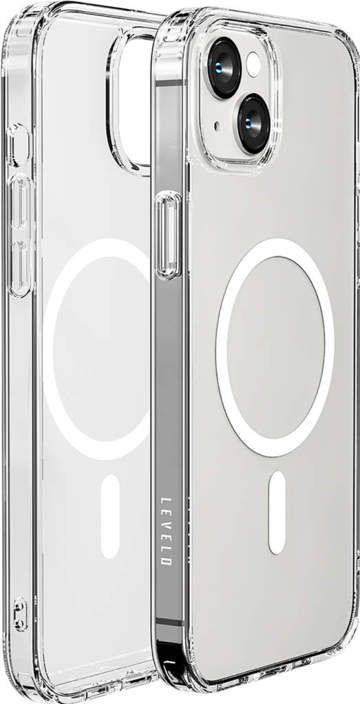 Levelo MagSafe Clara Clear Back Case For iPhone 14 Plus - Clear