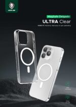 Green Lion Magsafe Delgado Case for iPhone 15 Pro Max - Clear